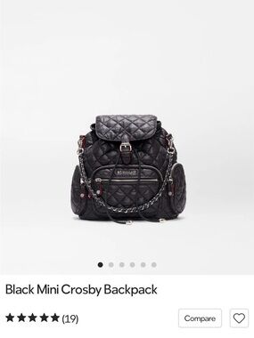 Almost new! MZ Wallace mini Crosby backpack